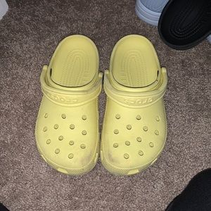 Yellow crocs